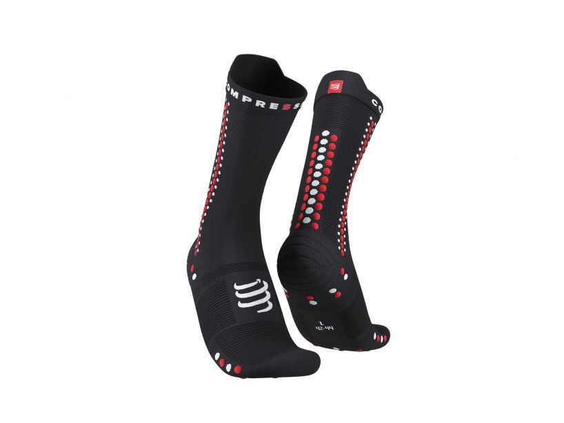 PRO RACING SOCKS V4.0 BIKE - BLACKRED